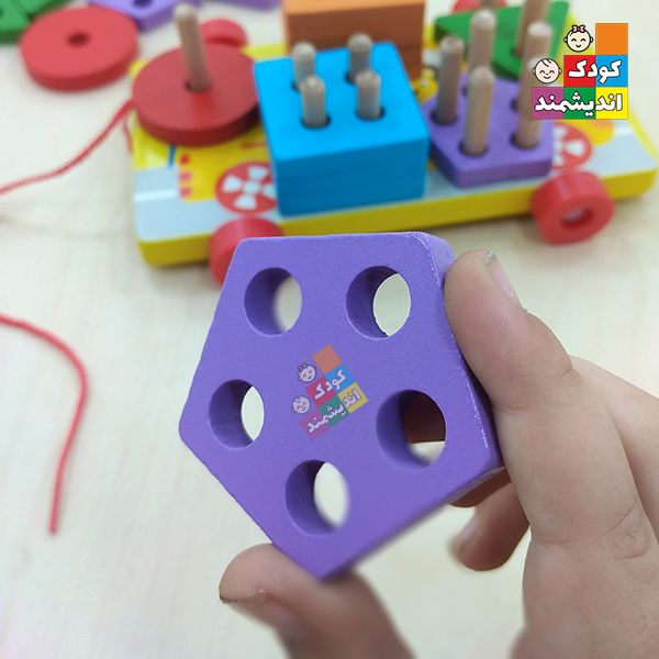 پایه اشکال چوبی چرخدار 5 ستون